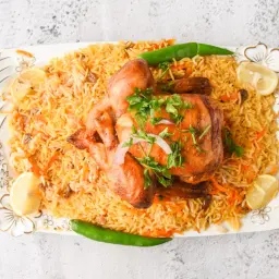 Grilled Chicken With Rice - Half Chicken